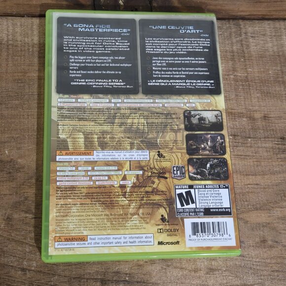 Gears of War 3 (Microsoft Xbox 360) Tested - Picture 2 of 5